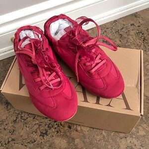 VIVAIA Brick Red Jogger Re-Nylon Sneakerina (Yancy) Sneakers - 35/5, TRIED-ON